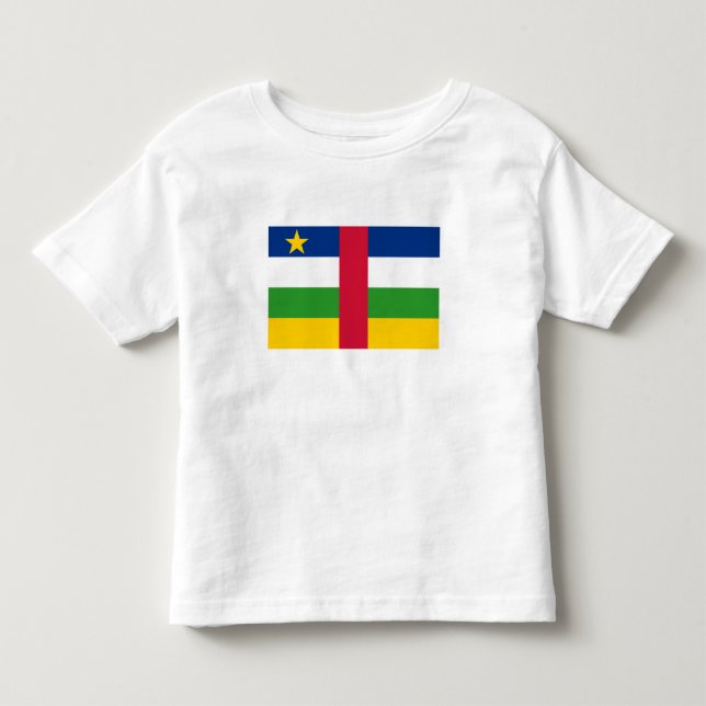 Flagge der Zentralafrikanischen Republik Kleinkind T-shirt (Vorderseite)