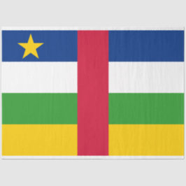 Flagge der Zentralafrikanischen Republik Seidenpapier
