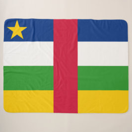 Flagge der Zentralafrikanischen Republik Sherpadecke
