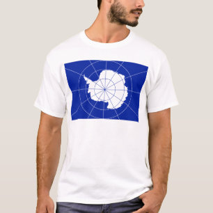 Flagge des antarktischen Vertrags T-Shirt