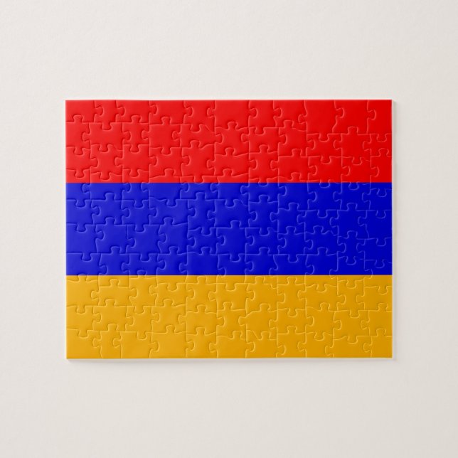 Flagge des armenischen Foto-Puzzles (Horizontal)