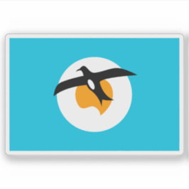 Flagge des banabanischen Volkes, Mikronesien, Ozea Aufkleber