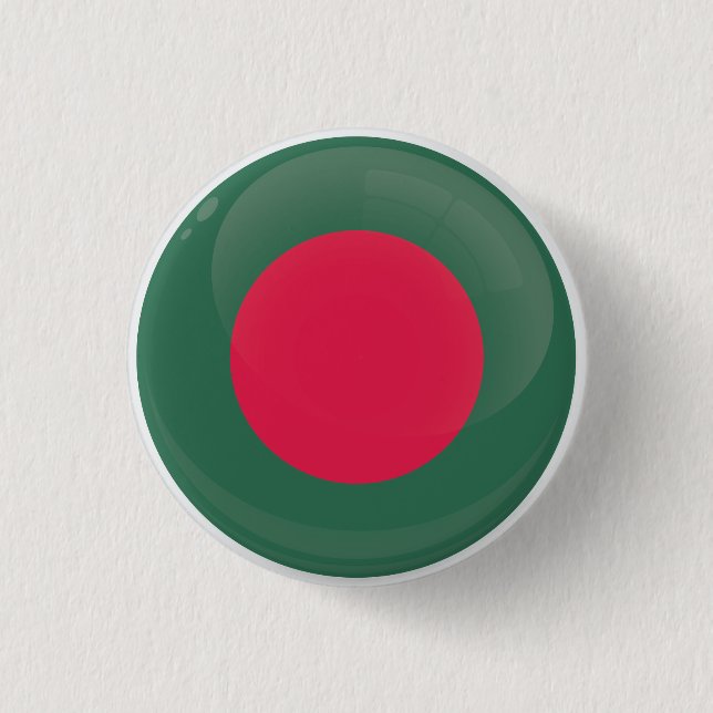Flagge des Bangladesh Round-Icon Button (Vorderseite)