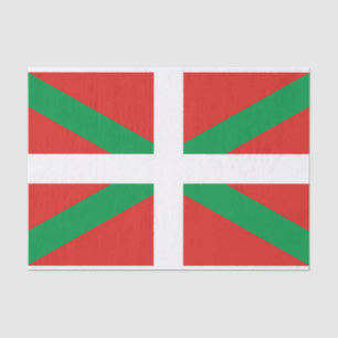 Flagge des Baskenland-Seidenpapiers Seidenpapier