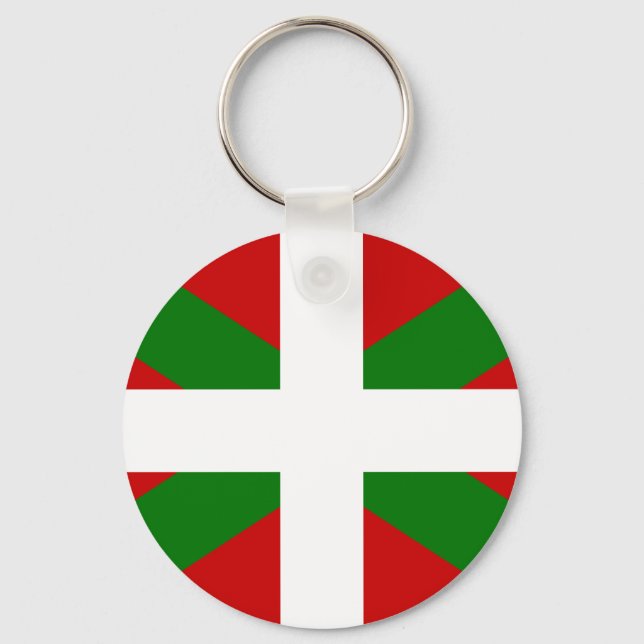 Flagge des Baskenlandes euskadi Schlüsselanhänger (Vorderseite)