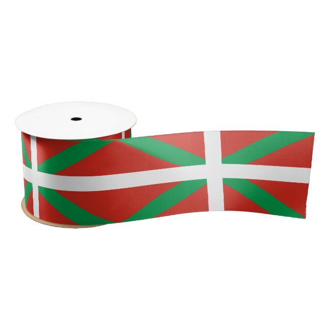 Flagge des Baskenlandes Satinband (Spule)