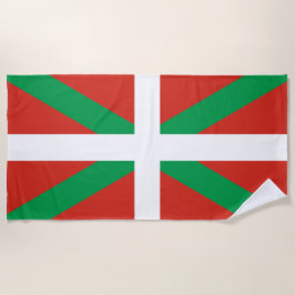 Flagge des Baskenlandes Strandtuch