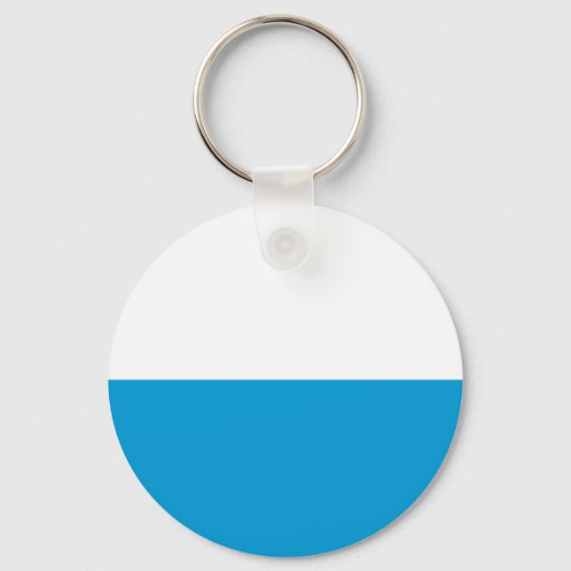 Flagge des Bayerischen Schlüsselanhängers Schlüsselanhänger (Vorderseite)