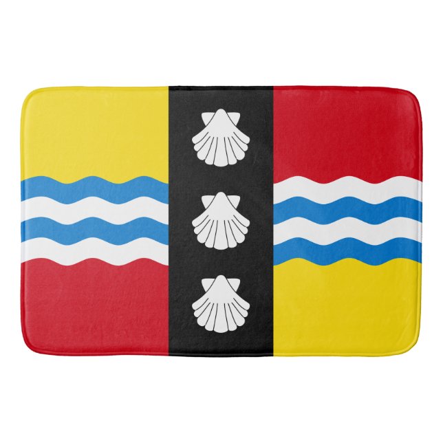 Flagge des Bedfordshire-Badematte Badematte (Vorderseite)