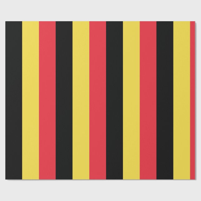 Flagge des belgischen Kartons Geschenkpapier (Flach)