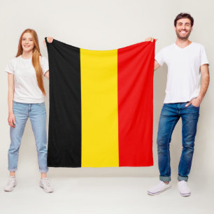 Flagge des belgischen Mediums Fleecedecke