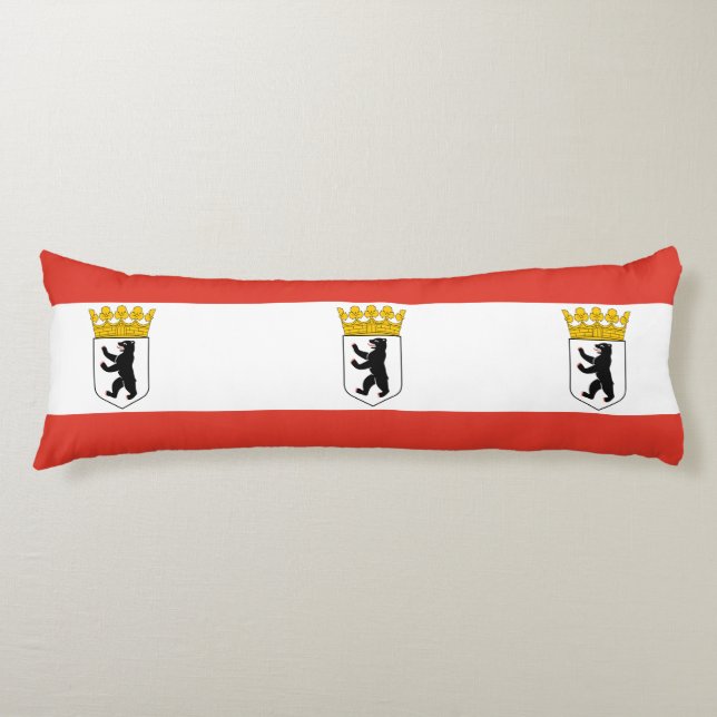 Flagge des Berliner Kissens Seitenschläferkissen (Vorderseite)