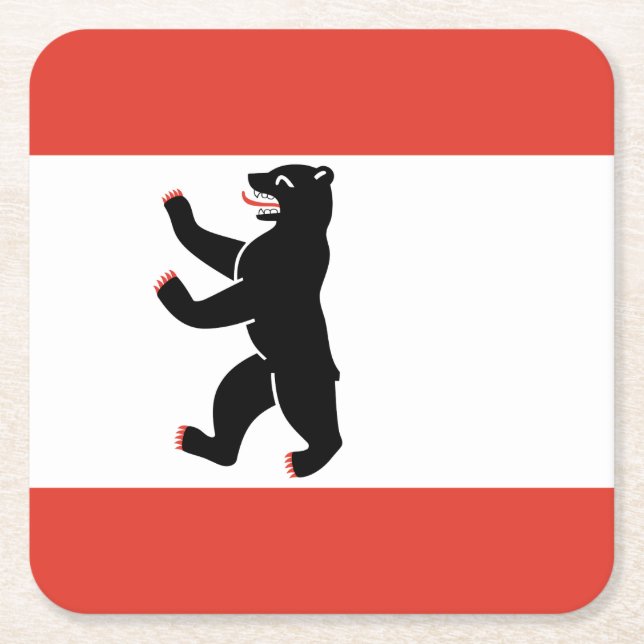 Flagge des Berliner Untersetzer (Vorderseite)