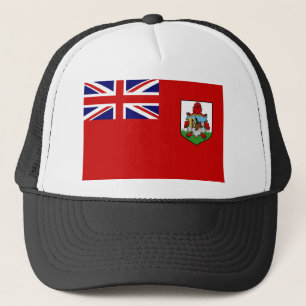 Flagge des Bermuda-Fernlastfahrer-Maschen-Hutes Truckerkappe