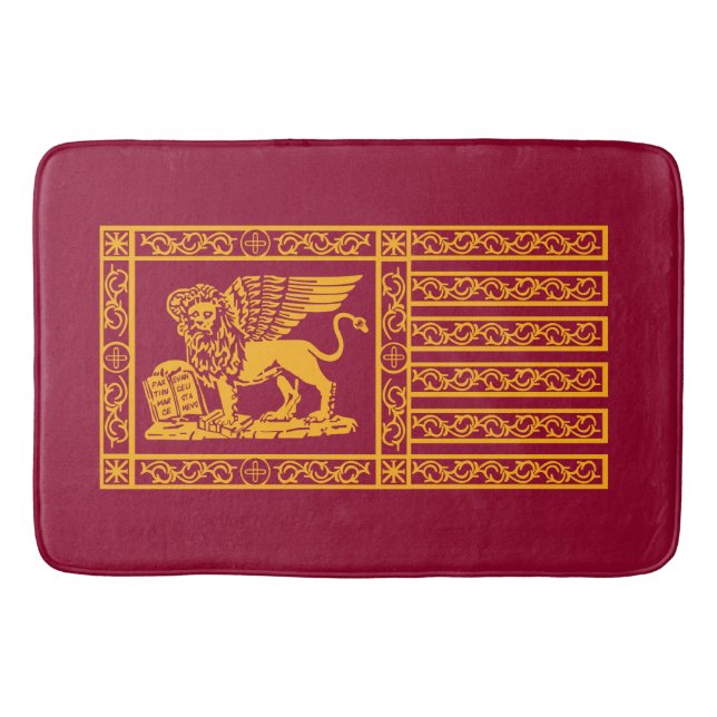 Flagge des Brieftaschen aus dem Foto Venedig Badematte (Vorderseite)