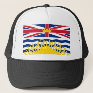 Flagge des Britisch-Columbia, Kanada Truckerkappe