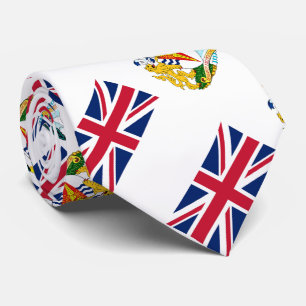 Flagge des Britischen Antarktis Krawatte