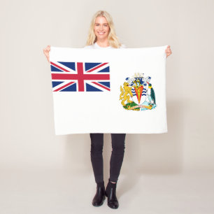 Flagge des Britischen Antarktis-Territoriums Fleecedecke