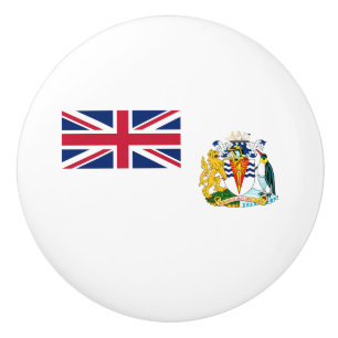 Flagge des Britischen Antarktis-Territoriums Keramikknauf