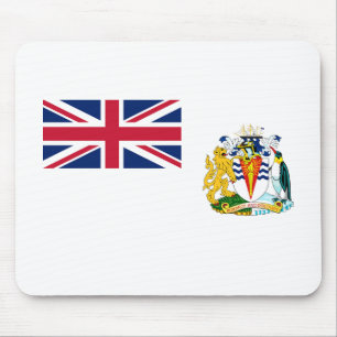 Flagge des Britischen Antarktis-Territoriums Mausp Mousepad