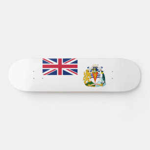 Flagge des Britischen Antarktis-Territoriums Skateboard