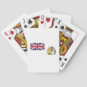 Flagge des Britischen Antarktis-Territoriums Spielkarten