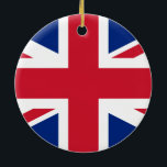 Flagge des britischen Ornaments Keramik Ornament<br><div class="desc">Flagge des britischen Ornaments</div>