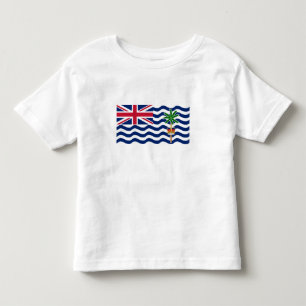 Flagge des Britischen Territoriums im Indischen Oz Kleinkind T-shirt