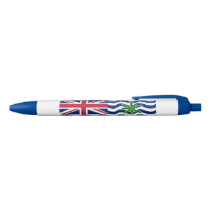 Flagge des Britischen Territoriums im Indischen Oz Kugelschreiber