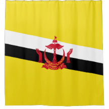 Flagge des Brunei-Duschvorhangs