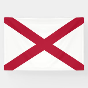 Flagge des Bundesstaates Alabama Banner