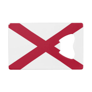 Flagge des Bundesstaates Alabama Geldbeutel Flaschenöffner