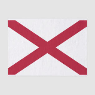 Flagge des Bundesstaates Alabama Seidenpapier
