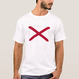 Flagge des Bundesstaates Alabama T-Shirt