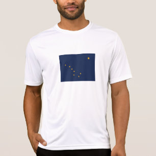 Flagge des Bundesstaates Alaska T-Shirt