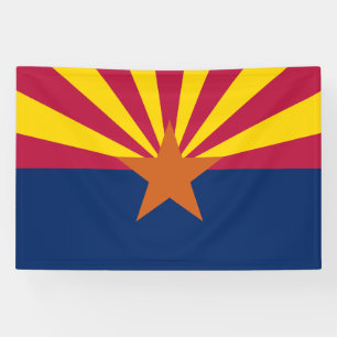 Flagge des Bundesstaates Arizona Banner