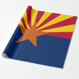 Flagge des Bundesstaates Arizona Geschenkpapier