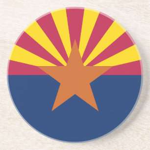Flagge des Bundesstaates Arizona Getränkeuntersetzer
