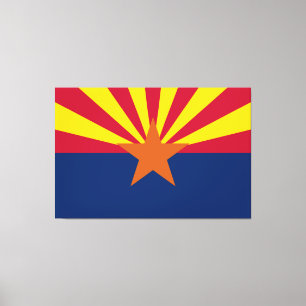 Flagge des Bundesstaates Arizona Leinwanddruck