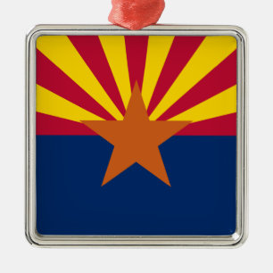 Flagge des Bundesstaates Arizona Ornament Aus Metall