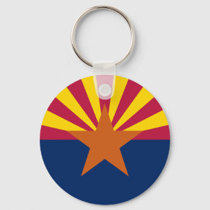 Flagge des Bundesstaates Arizona Schlüsselanhänger