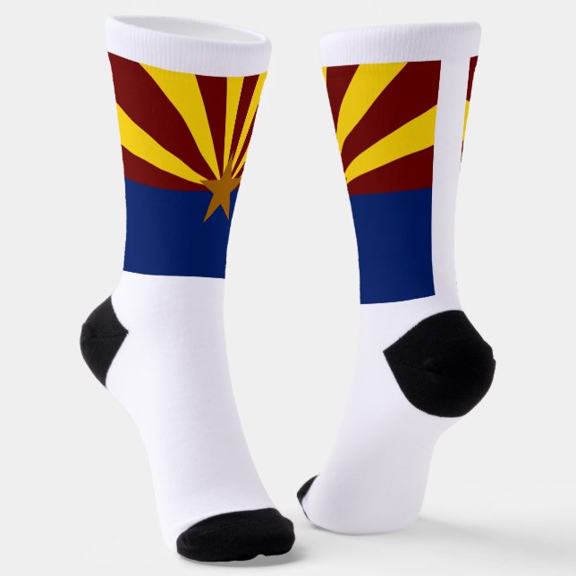 Flagge des Bundesstaates Arizona Socken (Gewinkelt)