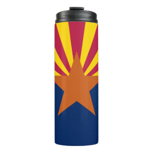 Flagge des Bundesstaates Arizona Thermosbecher