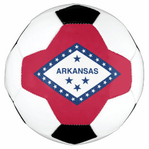 Flagge des Bundesstaates Arkansas Fußball