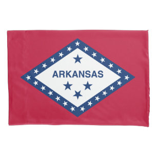 Flagge des Bundesstaates Arkansas Kissenbezug