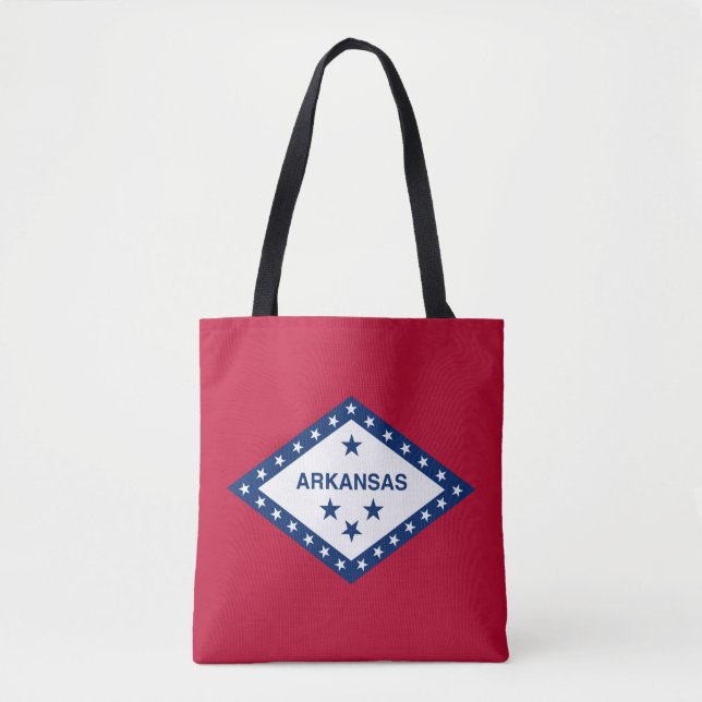 Flagge des Bundesstaates Arkansas Tasche (Vorderseite)