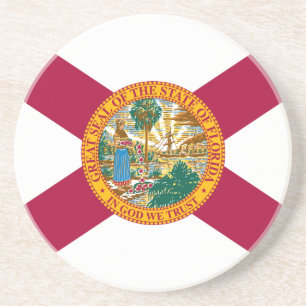 Flagge des Bundesstaates Florida Getränkeuntersetzer