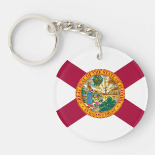 Flagge des Bundesstaates Florida Schlüsselanhänger