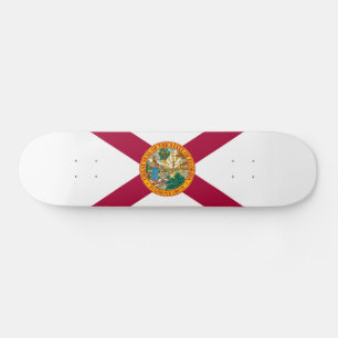 Flagge des Bundesstaates Florida Skateboard