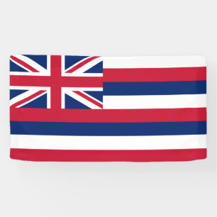 Flagge des Bundesstaates Hawaii Banner